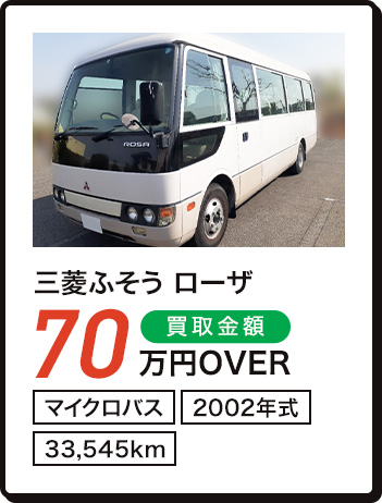 三菱ふそうローザ 70万円OVER