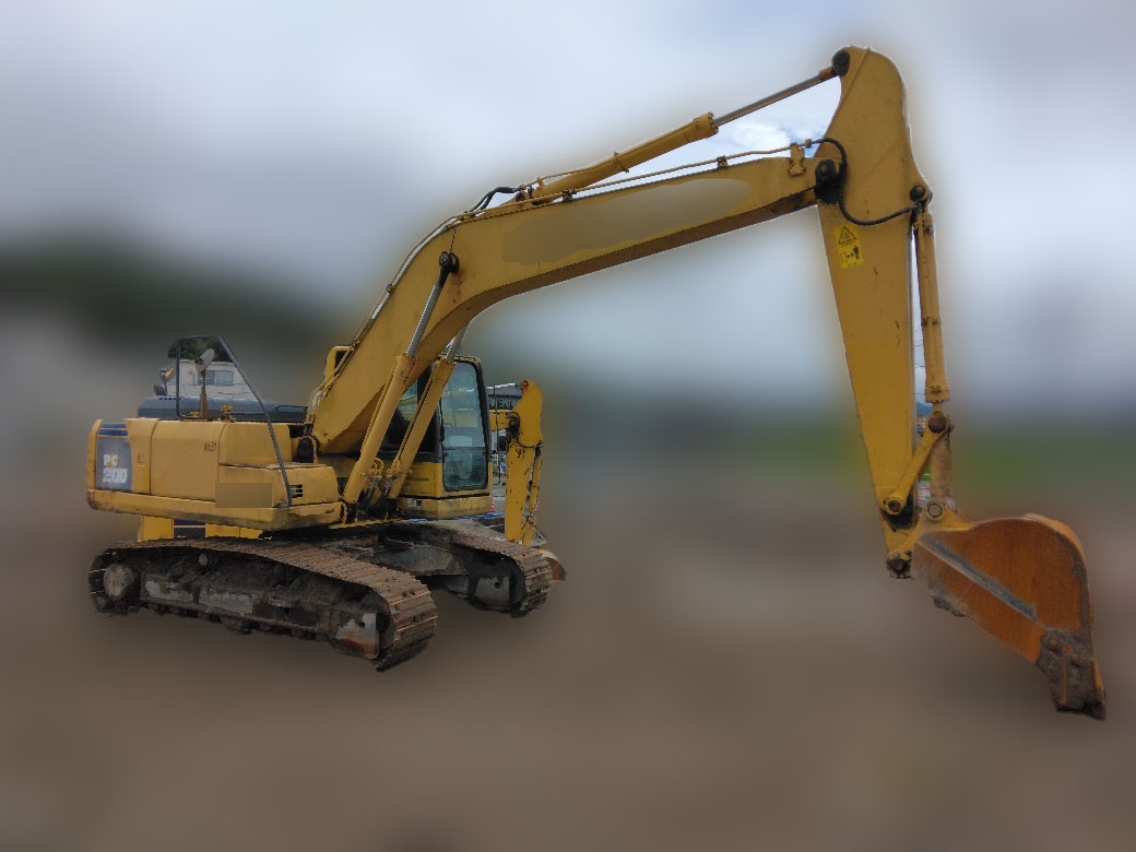 コマツ 油圧ショベル(ユンボ・バックホー) PC200-8の買取写真4