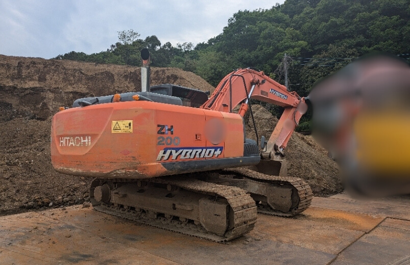 日立 油圧ショベル ZH200-Aの買取写真3