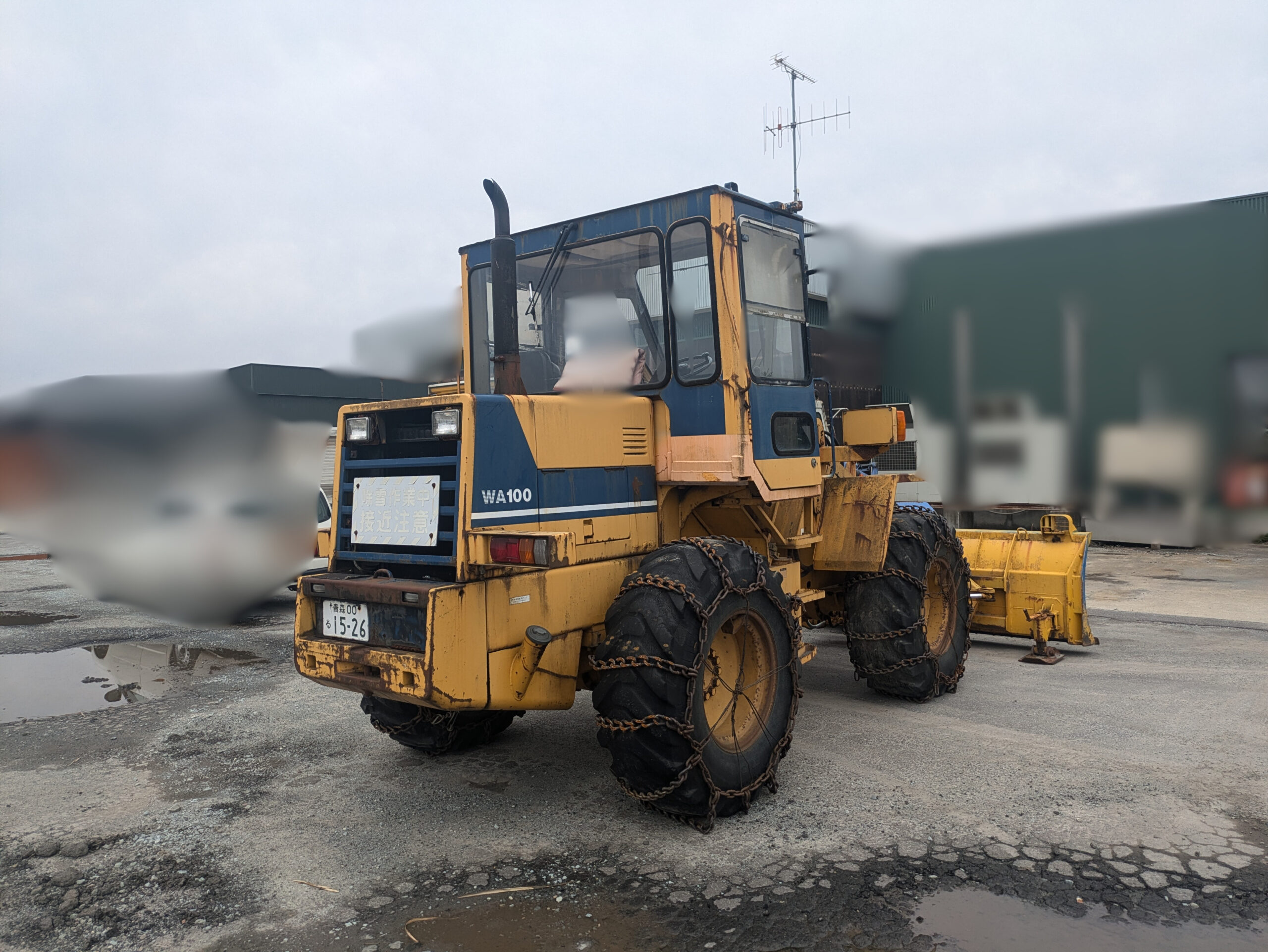 コマツ ホイールローダー WA100-1の買取写真4