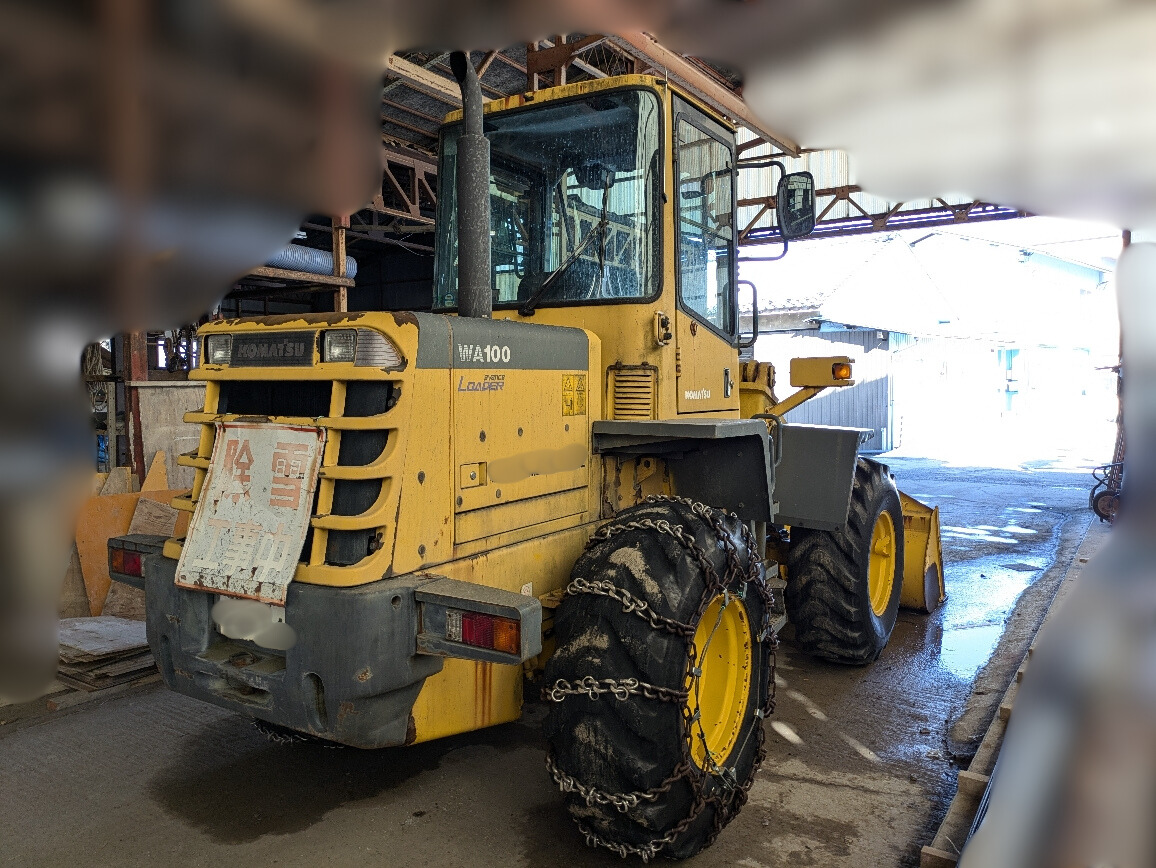 コマツ ホイールローダー WA100-3Eの買取写真3