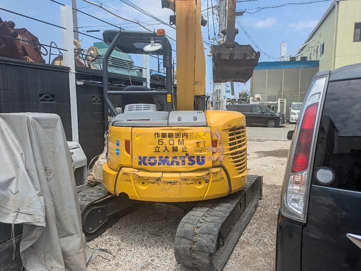 コマツ 油圧ショベル PC58UU-6の買取写真4