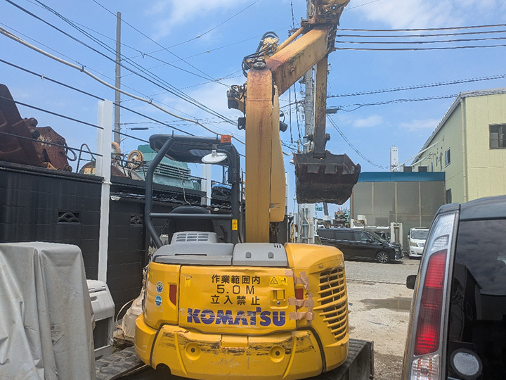 コマツ 油圧ショベル PC58UU-6の買取写真3