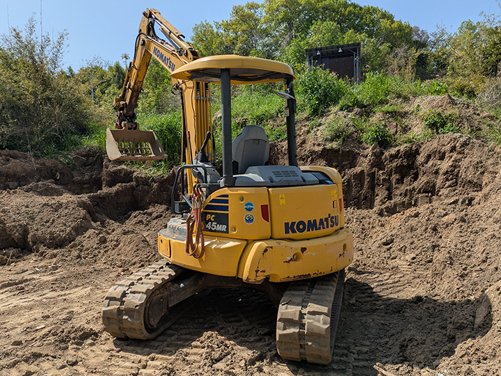 コマツ 油圧ショベル PC45MR-5の買取写真3