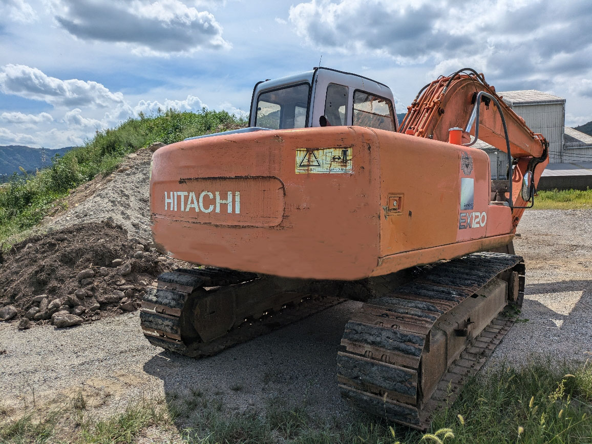 日立 油圧ショベル EX120-5の買取写真4