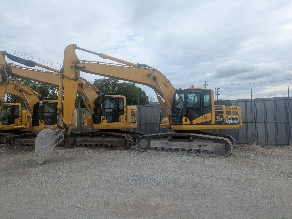コマツ 油圧ショベル HB205LC-2の買取写真3