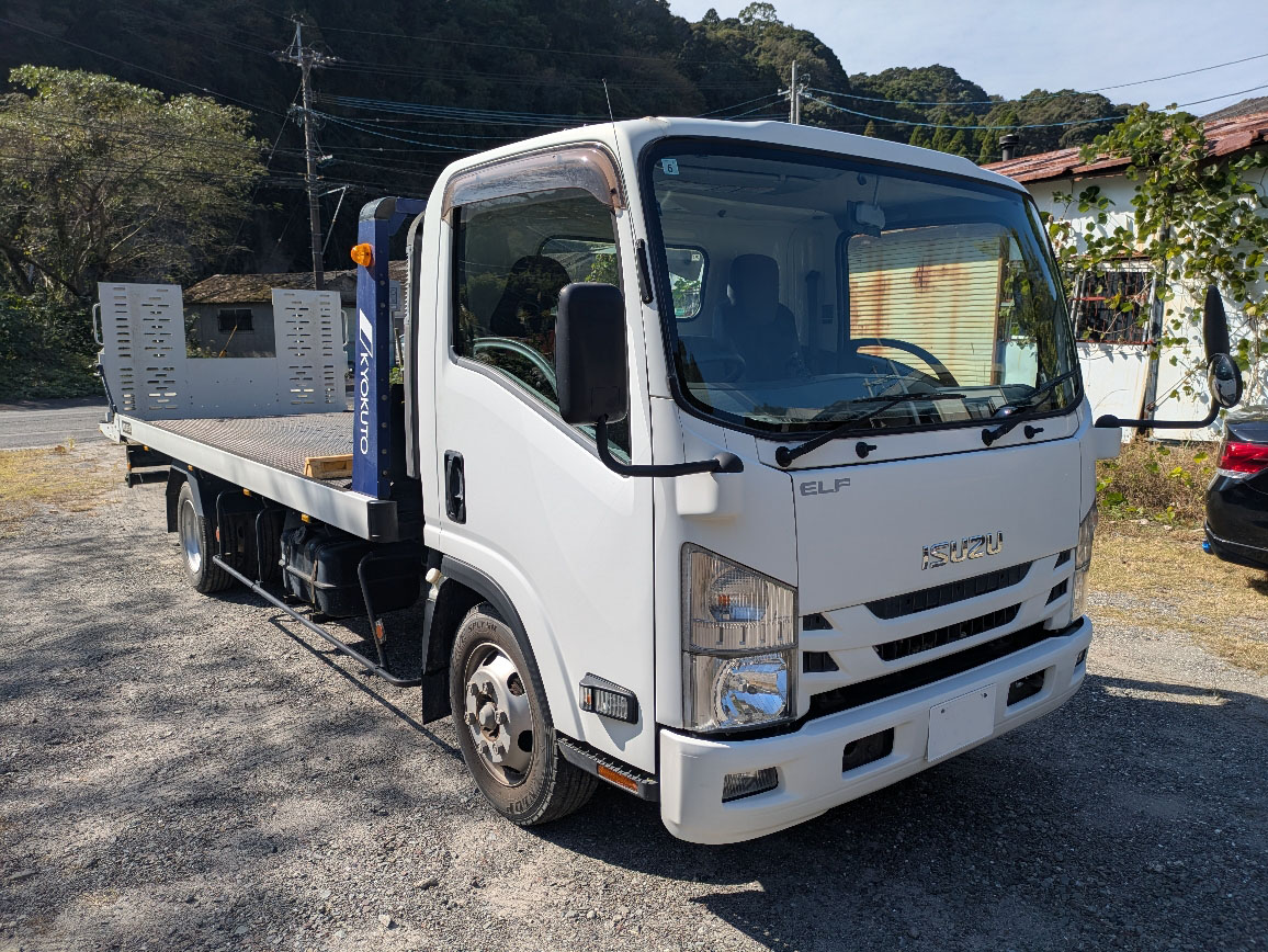 いすゞ エルフ 平成30年式 TRG-NPR85ANの買取写真