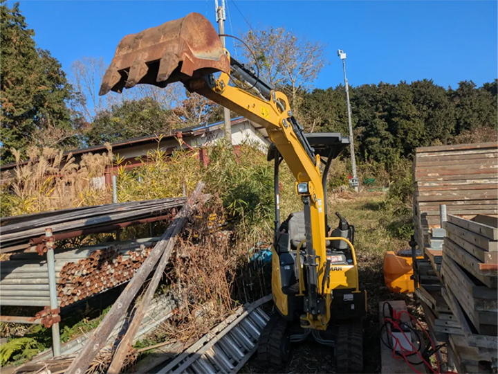 ヤンマー 油圧ショベル ViO17の買取写真2