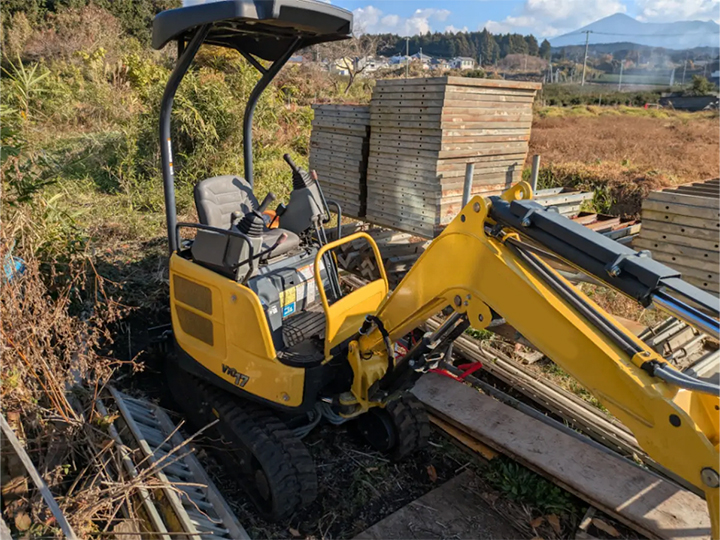 ヤンマー 油圧ショベル ViO17の買取写真4