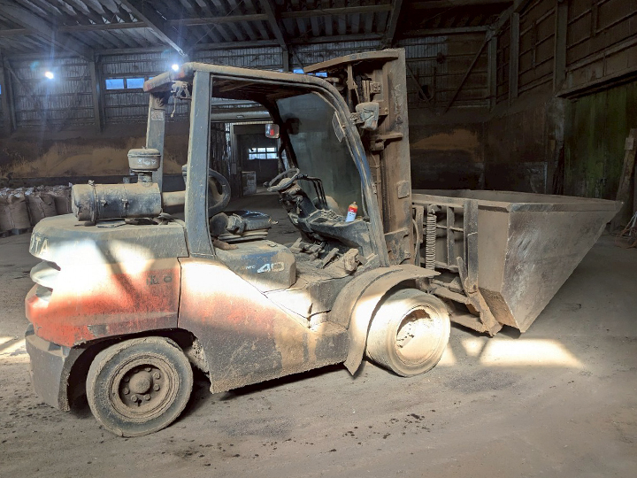 トヨタ フォークリフト 平成31年式 8FD40の買取写真
