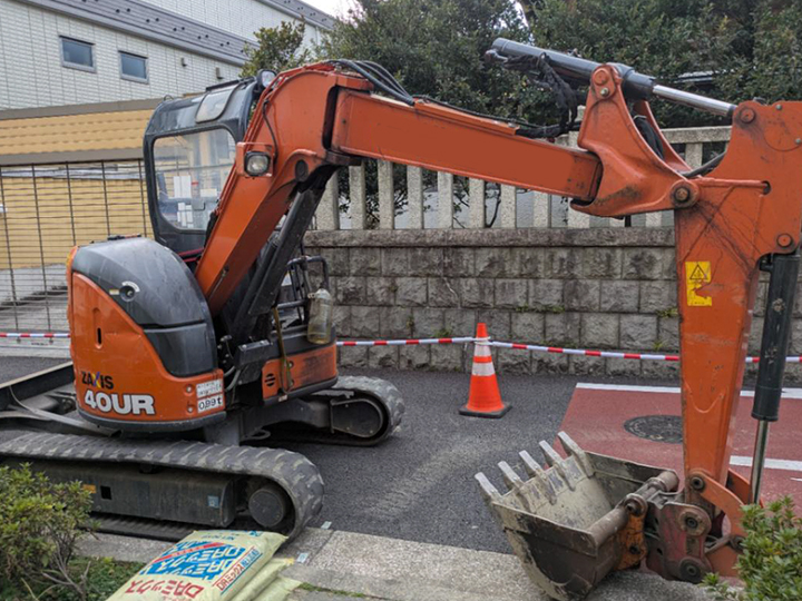 日立 油圧ショベル ZX40UR-5Bの買取写真4