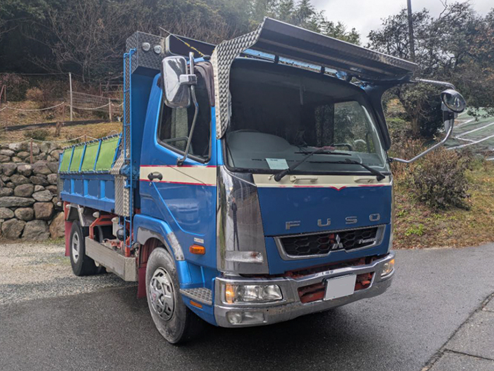 三菱ふそう 4ｔダンプ 平成25年式 TKG-FK71Fの買取写真