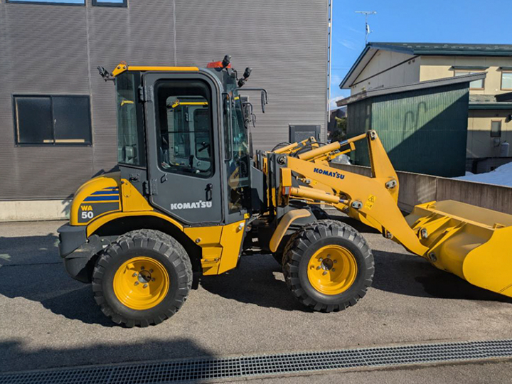 コマツ ユンボ WA50-6の買取写真1