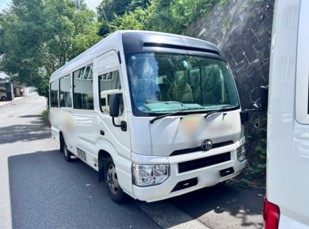 トヨタ コースター 平成29年式 SKG-XZB60の買取写真